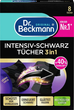Серветки Dr. Beckmann 3in1 Tücher intensiv schwarz для прання чорних речей, 8 шт - зображення 1