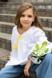 Вишиванка для дівчинки Trend Каштанчики 110 Білий (SOLDKASH) - зображення 1