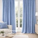 Комплект штор 2 шт 150х260 см, Soft Velvet Lux шторы, гардины, портьеры на штоной тесьме V-34 блакитна - изображение 4
