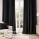 Комплект штор 2 шт 150х260 см, Soft Velvet Lux шторы, гардины, портьеры на штоной тесьме V-32 чорний - изображение 5