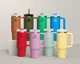 Термокружка Stanley Quencher H2.0 FlowState Vacuum Insulated Stainless Steel Tumbler Peony Розовая Пион 567мл - изображение 7