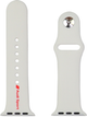 Ремінець Audi Sport Red Logo для Apple Watch 40/41/42 mm White (6955250228763) - зображення 1