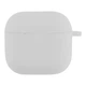 Чехол Silicone Case с карабином для Airpods 5/Airpods 4 White - изображение 1
