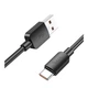 Кабель USB Hoco X96 Type-C 3A 0.25m Чорний - зображення 1