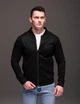 Бомбер чоловічий повсякденний у стилі casual XL чорний 4286478s4 - изображение 7