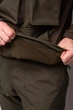 Анорак чоловічий з капюшоном на флісі Softshell хакі L 3749764s3 - изображение 3