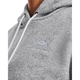 Худи женское Under Armour ESSENTIAL FLEECE серое XS 1373033-011 - изображение 5