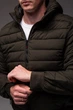 Куртка чоловіча демісезонна стьобана 2XL хакі 4412320s4 - зображення 7
