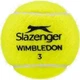 Набір м'ячів для тенісу Slazenger WIMBLEDON AC 4B жовтий (4 штуки) 340973 - зображення 2