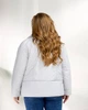 Жіноча демісезонна куртка на кнопках Uaclothes 50-52 Сірий (like36582-170081358) - изображение 5