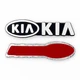 Емблема напис логотип KIA 3,1*0,8 см - зображення 1