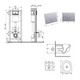 Готовое решение Qtap для ванной комнаты: подвесной унитаз Taurus Ultra Quiet 515×360×350 + комплект инсталляции Nest 4 в 1 (линейная - изображение 2