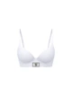 Женский комплект белья Victoria's Secret лиф и трусики тонг 1159857250 (Белый 36D/L) - изображение 6