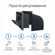 Клапан вентиляционный 600×325 мм с дефлектором для свинарника коровника фермы глубина 160 мм сервопривод 24В - изображение 8