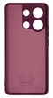 Панель Soft Silicone Case для Redmi Note 13 (4G), Бордовий - изображение 2