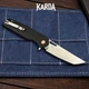Ніж складний Karda J145 Black Tanto - зображення 2