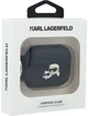 Чехол Karl Lagerfeld Monogram Karl and Choupette Head для Apple AirPods Pro 3 Black (3666339574628) - зображення 4