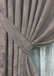 Комплект штор VR-Textil Жаккард Мрамор 100х270 2шт и Тюль 300х270 1210ш-1400т Серо-пудровый с белым 71-007/1 - изображение 4