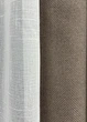 Комплект штор VR-Textil Лен Мешковина 150х270 2шт и Тюль 400х270 825ш-115т Темно-бежевый с белым 71-017/3 - изображение 7