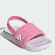 Детские шлепанцы для девочки Adidas Adilette Estrap 2.0 C HQ9201 31 Bliss Pink (4068806168368) - изображение 2