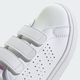 Детские кеды для девочки Adidas Advantage Base 2.0 Cf C ID1305 34 Ftwr White (4067888199024) - изображение 7