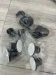 Перегородка для комнаты LFPZZL 177×305 см с каркасом и шторой, регулируемая, без сверления, черная - изображение 8