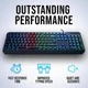 Ігрова клавіатура KLIM Chroma RGB провідна | Мембранна, водонепроникна, тихі клавіші - зображення 6
