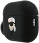 Чехол Karl Lagerfeld Silicone Karl Head 3D для Apple AirPods Pro 3 Black (3666339574666) - зображення 2