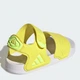 Подростковые спортивные сандалии для девочки Adidas Adilette Sandal 2 K JS2517 35 Shock Yellow (4068806046253) - изображение 4