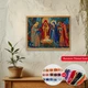 Набор для вышивания по нанесённой на канву схеме "Икона".AIDA 14CT printed, 30*40 см - изображение 2
