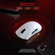 Ігрова бездротова миша Kysona Jupiter SE White PAW3311, 24000 DPI, 300mAh, 2.4G/Bluetooth/Кабель - зображення 5