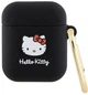 Etui Hello Kitty Silicone 3D Kitty Head do Apple AirPods 1/2 Black (3666339189631) - obraz 1