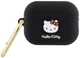 Etui Hello Kitty Silicone 3D Kitty Head do Apple AirPods Pro 2 Black (3666339189655) - obraz 1