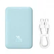 Повербанк Baseus Magnetic Mini Fast Charge Power Bank 10000mAh 20W PD3.0 MagSafe голубой (PPCX030003) - изображение 9