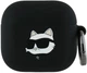 Чехол Karl Lagerfeld Silicone Choupette Head 3D для Apple AirPods 4 Black (3666339398026) - зображення 1