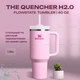 Термочашка Stanley Quencher H2.0 Flowstate 40 oz (1,182 л) Розовая - изображение 2