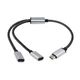 Перехідник Type-C Mobile Phone Tablet Type-C Hub USB-C Male to Two USB-C Female (3-in-1 Splitter Adapter) - зображення 1