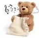 Интерактивная игрушка мишка играет в прятки со звуком 33см - изображение 3