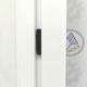 Двери INOKS межкомнатные пластиковые модель BLACKINOX 01 белые 900×2000 - изображение 3