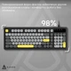 Клавиатура Ajazz AF98 USB UA Black/Grey/Yellow (AF98-BGY) (343116) - изображение 8
