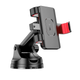 Автотримач для телефона HOCO H22 Dragon automatic clamping car holder(center console) Red Black - изображение 1