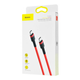 Кабель Baseus Cafule USB Cable Type-C-Type-C 3A 1m CATKLF-G09 Красный - изображение 2