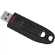 Флеш-накопичувач SanDisk USB 3.0 Ultra 256Gb (130Mb/s) чорний - зображення 1