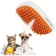 Паровая щетка массажер спрей 3 в 1 GENTLE PAW SPRAY MASSAGE BRUSH для вычесывания собак и кошек с паровым распылителем - изображение 1