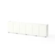 Тумба TV Metkas Home B026 2000х350х530 мм, ЛДСП, Білий сніг (MB026W) - изображение 1