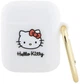 Чехол Hello Kitty Silicone 3D Kitty Head для Apple AirPods 1/2 White (3666339189754) - изображение 1