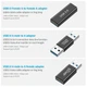 Перехідник, з'єднувач USB A — USB A, v.3.0 (Тато - Мама) - зображення 3