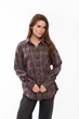 Сорочка FAMO RA-283 Темно сірий + червона клітинка M/L M/L (RA-283) - изображение 1