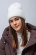 Шапка FAMO SHP-M-20525 Білий One size (SHP-M-20525) - изображение 1