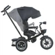 Детский трехколесный Велосипед EL CAMINO MODENA (ME 1193 Dark Gray) поворотное сидение - изображение 4